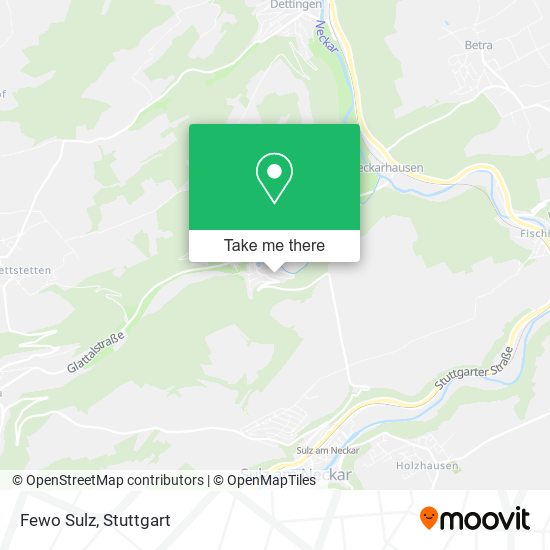 Карта Fewo Sulz