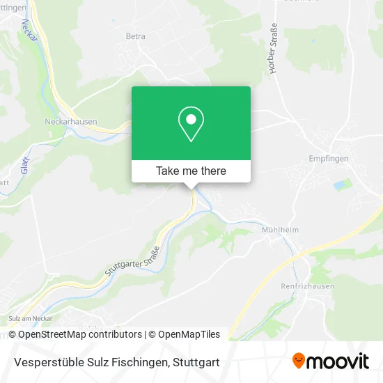 Карта Vesperstüble Sulz Fischingen