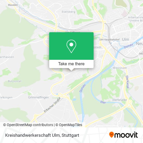 Kreishandwerkerschaft Ulm map