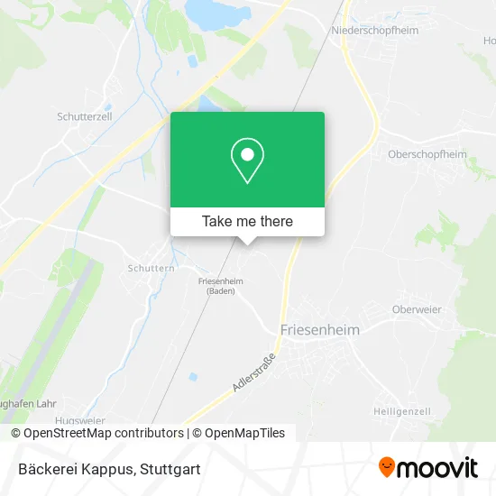 Карта Bäckerei Kappus