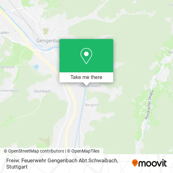 Карта Freiw. Feuerwehr Gengenbach Abt.Schwaibach
