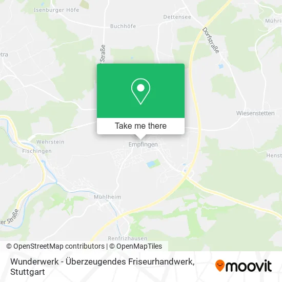 Карта Wunderwerk - Überzeugendes Friseurhandwerk