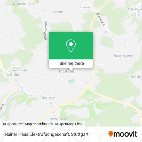 Карта Rainer Haas Elektrofachgeschäft