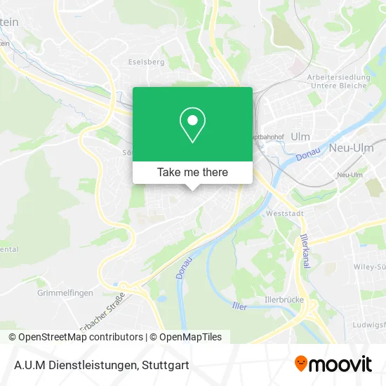 Карта A.U.M Dienstleistungen