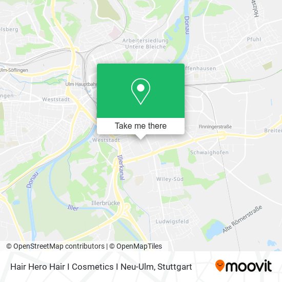 Hair Hero Hair I Cosmetics I Neu-Ulm map