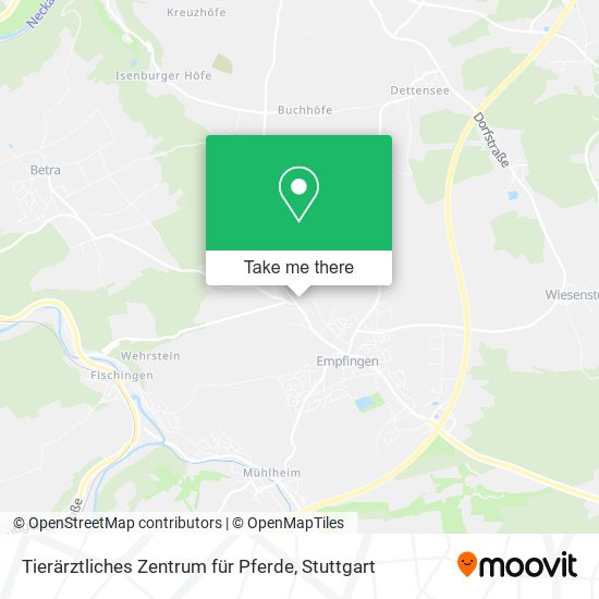 Tierärztliches Zentrum für Pferde map