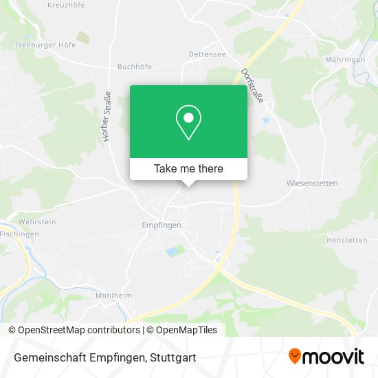 Gemeinschaft Empfingen map