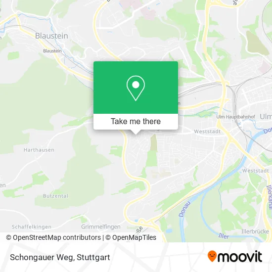 Карта Schongauer Weg