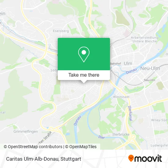 Карта Caritas Ulm-Alb-Donau