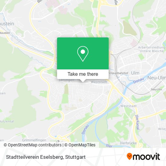 Stadtteilverein Eselsberg map