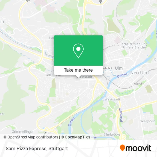 Sam Pizza Express map