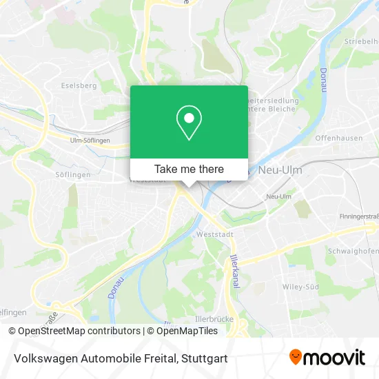 Карта Volkswagen Automobile Freital