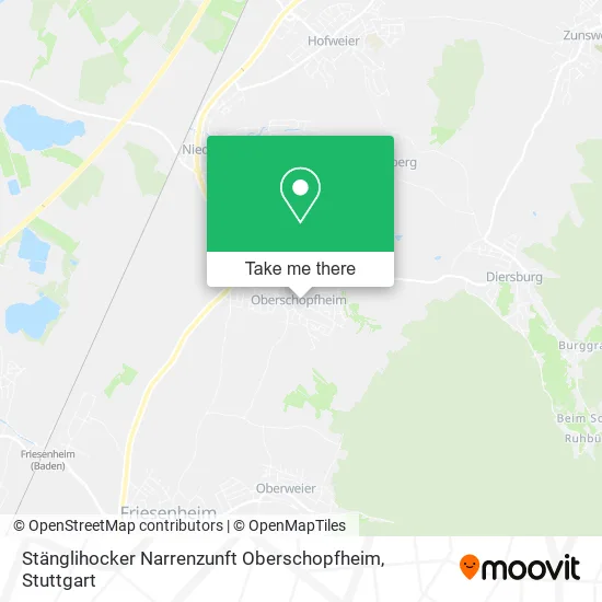 Карта Stänglihocker Narrenzunft Oberschopfheim