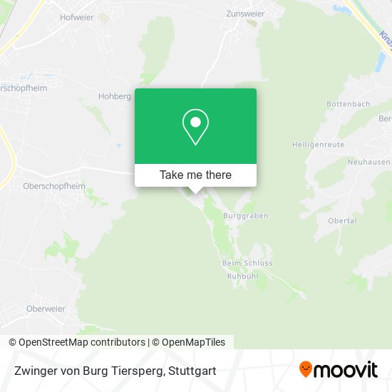 Zwinger von Burg Tiersperg map