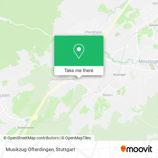 Карта Musikzug Ofterdingen