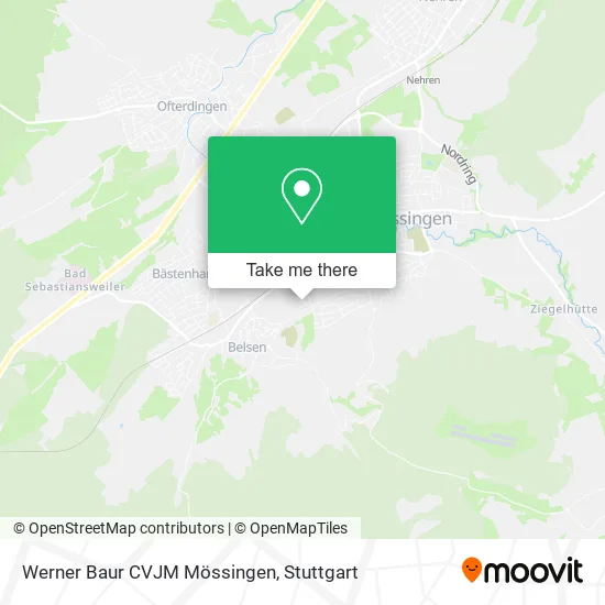 Werner Baur CVJM Mössingen map