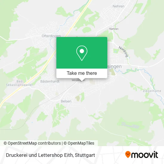 Карта Druckerei und Lettershop Eith