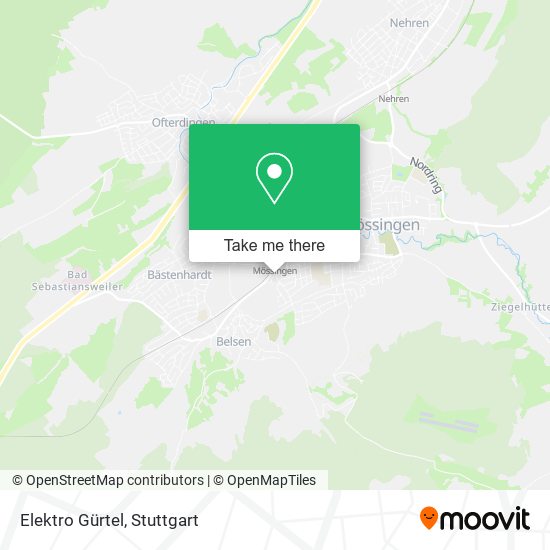 Elektro Gürtel map