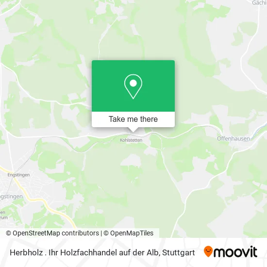 Карта Herbholz . Ihr Holzfachhandel auf der Alb