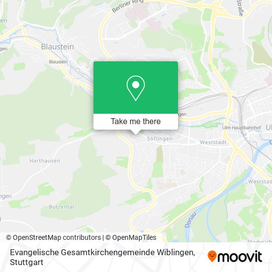 Evangelische Gesamtkirchengemeinde Wiblingen map