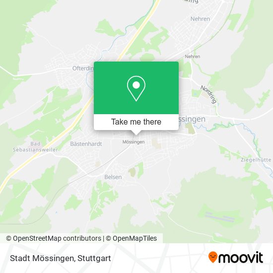 Карта Stadt Mössingen