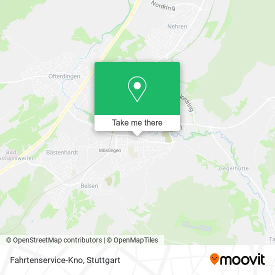 Карта Fahrtenservice-Kno