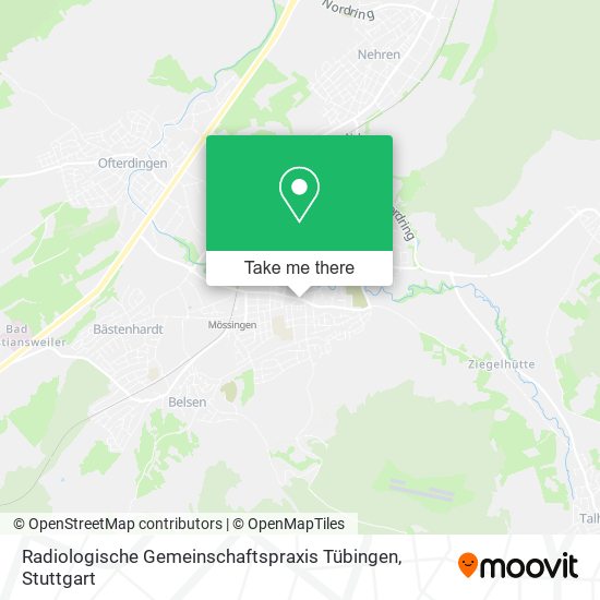 Карта Radiologische Gemeinschaftspraxis Tübingen