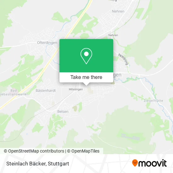 Карта Steinlach Bäcker