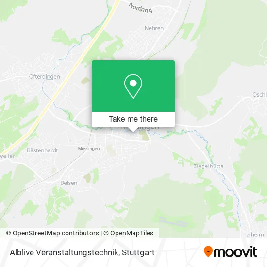 Карта Alblive Veranstaltungstechnik