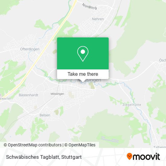 Schwäbisches Tagblatt map
