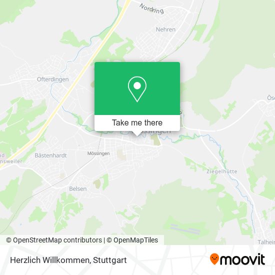 Herzlich Willkommen map