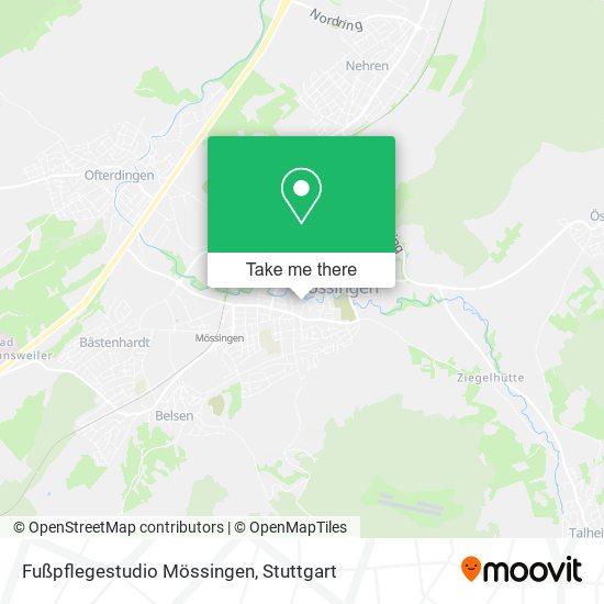 Fußpflegestudio Mössingen map