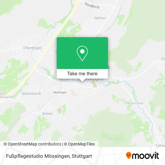 Fußpflegestudio Mössingen map