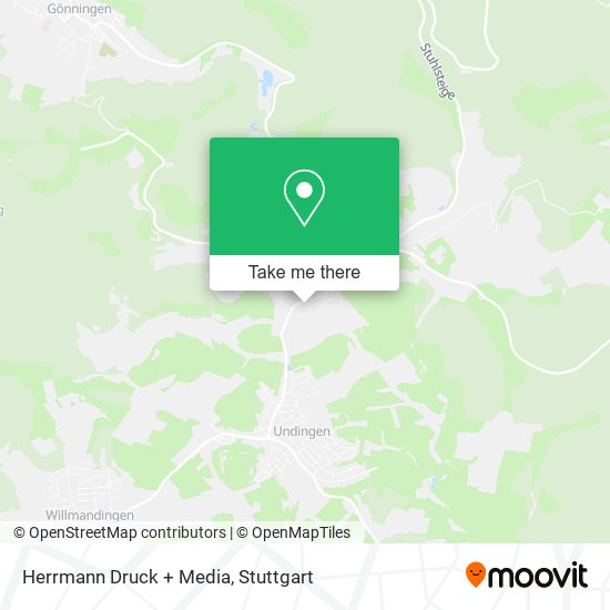 Herrmann Druck + Media map