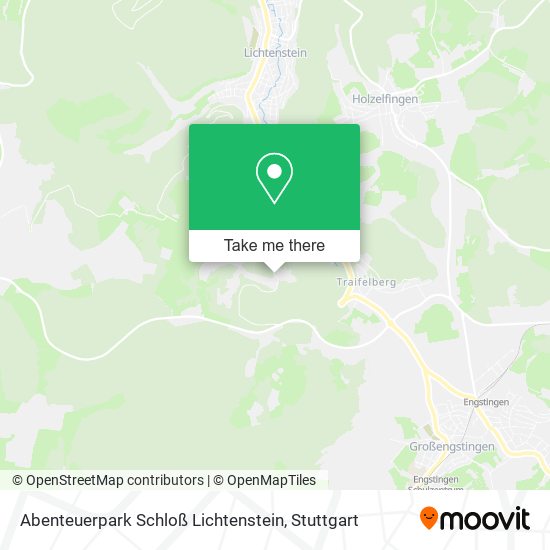Abenteuerpark Schloß Lichtenstein map