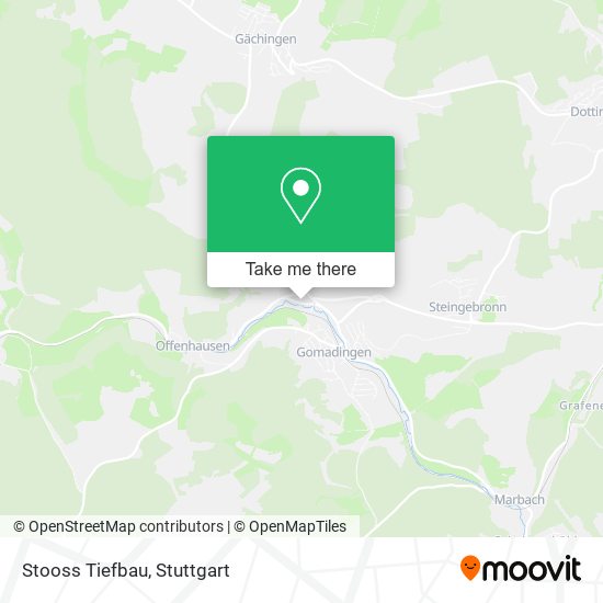 Stooss Tiefbau map