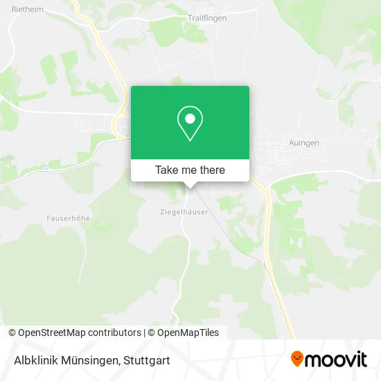 Карта Albklinik Münsingen