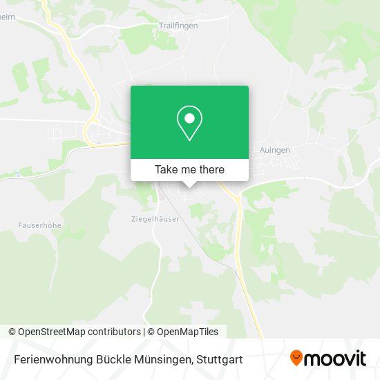 Ferienwohnung Bückle Münsingen map
