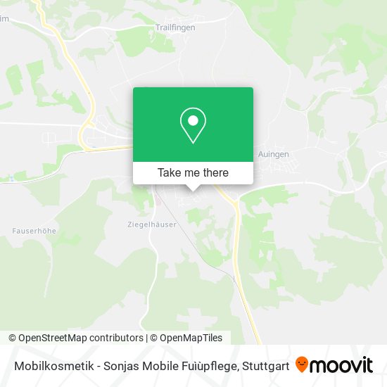 Mobilkosmetik - Sonjas Mobile Fuìùpflege map