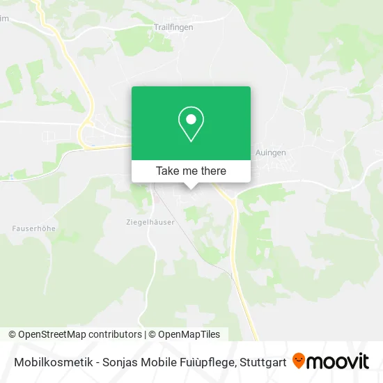 Карта Mobilkosmetik - Sonjas Mobile Fuìùpflege