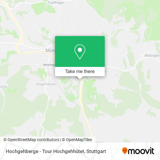 Карта Hochgehberge - Tour Hochgehhütet