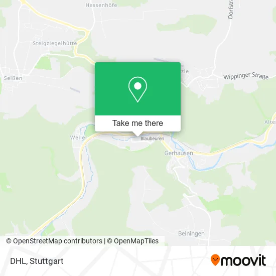 DHL map