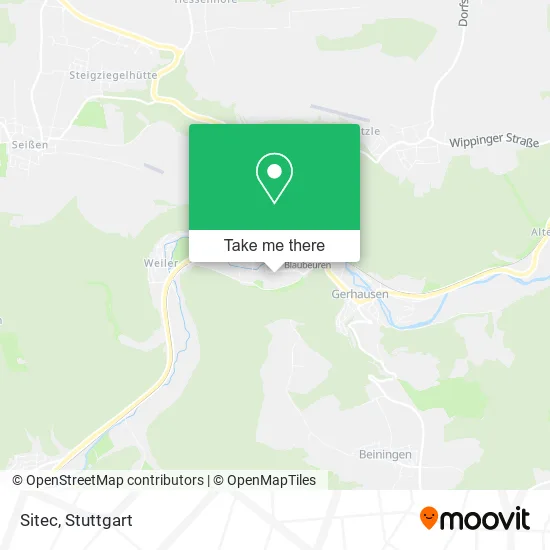 Карта Sitec