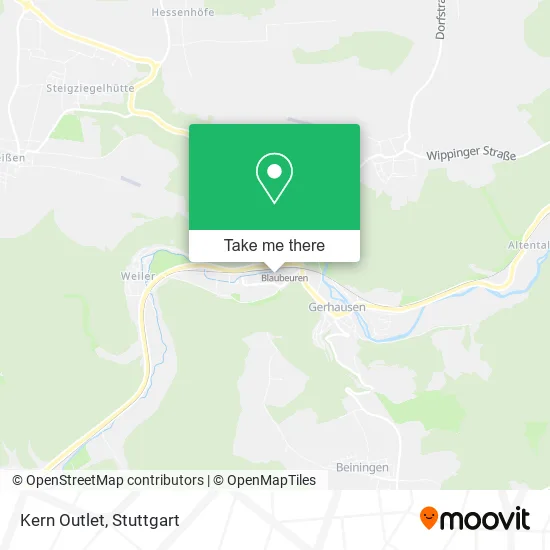 Карта Kern Outlet
