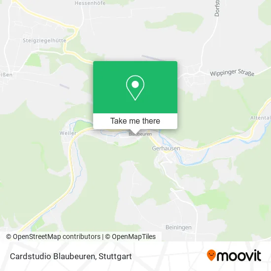 Карта Cardstudio Blaubeuren