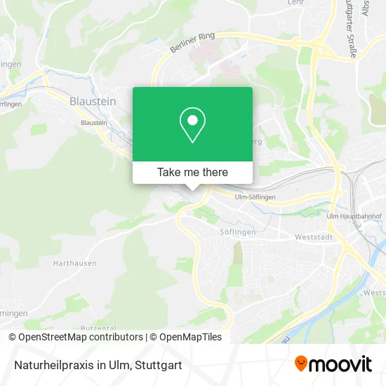 Карта Naturheilpraxis in Ulm