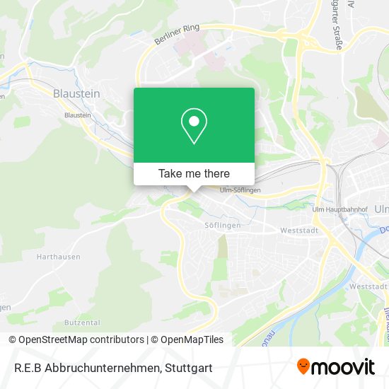 Карта R.E.B Abbruchunternehmen