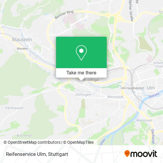 Карта Reifenservice Ulm