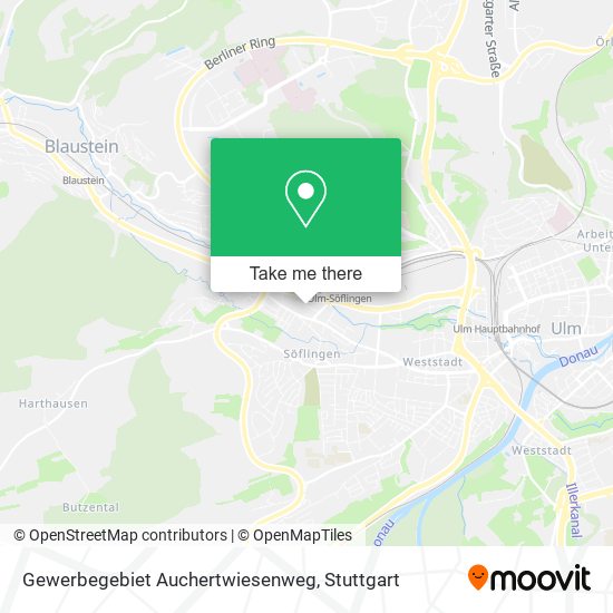 Gewerbegebiet Auchertwiesenweg map