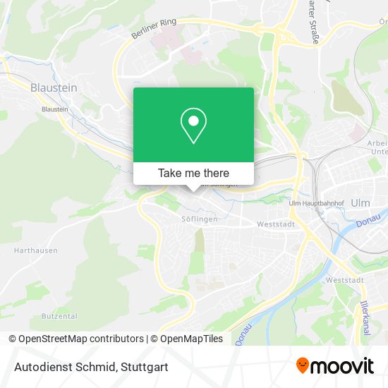 Autodienst Schmid map